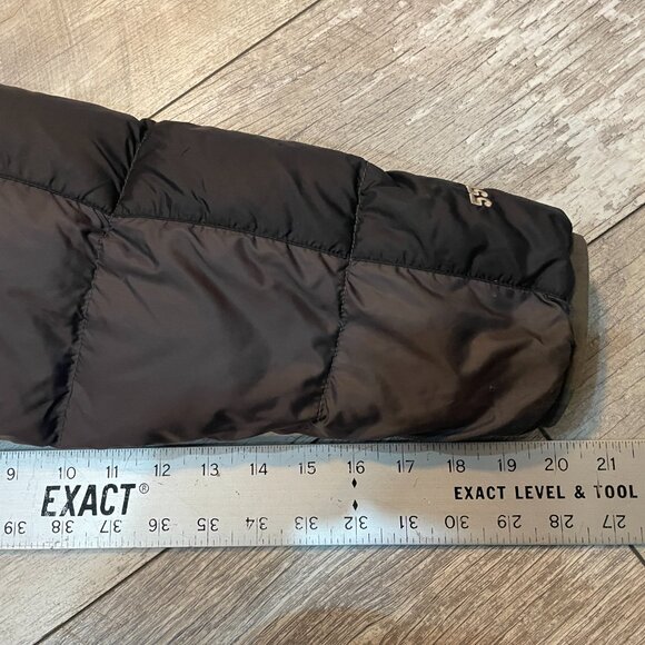 The North Face 550 Down Puffer Jacket in black NO SIZE TAG S / M - Picture 6 of 9